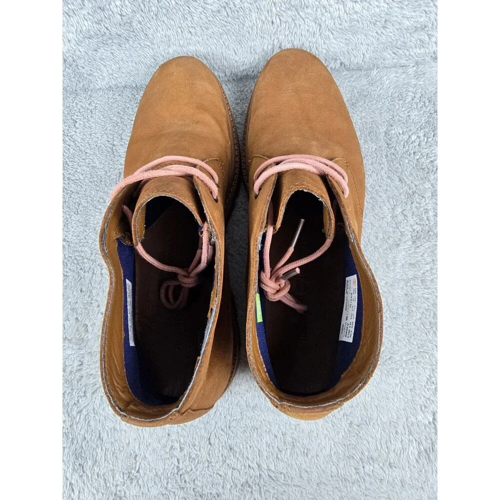 Timberland Squall Canyon Mens Size 10.5 Brown Leather Waterproof Chukka Boots